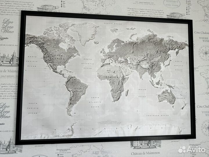 Картина карта IKEA