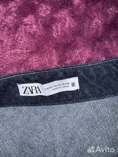 Юбка джинсовая zara
