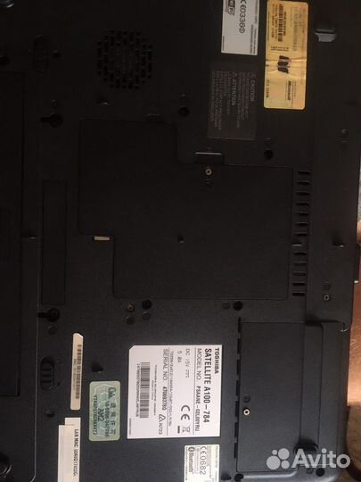 Ноутбук toshiba