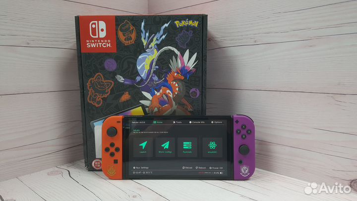 Nintendo Switch Oled Pokemon + 256Gb Прошитая