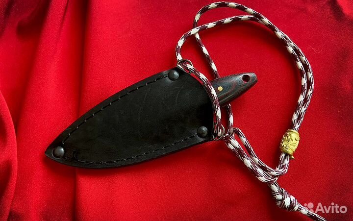 Нож шейный из кованой стали х12мф