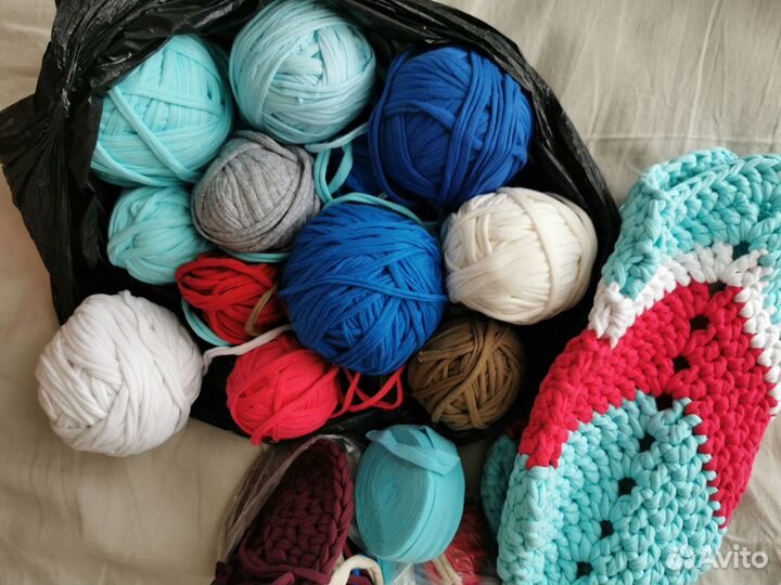Трикотажная пряжа пакетом