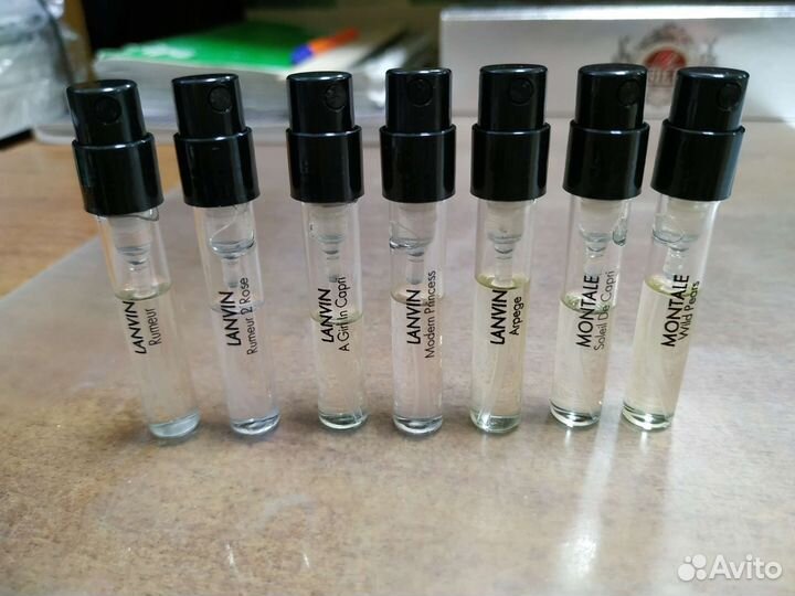 Пробники парфюма с сайта 