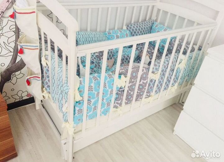 Бортики в кроватку