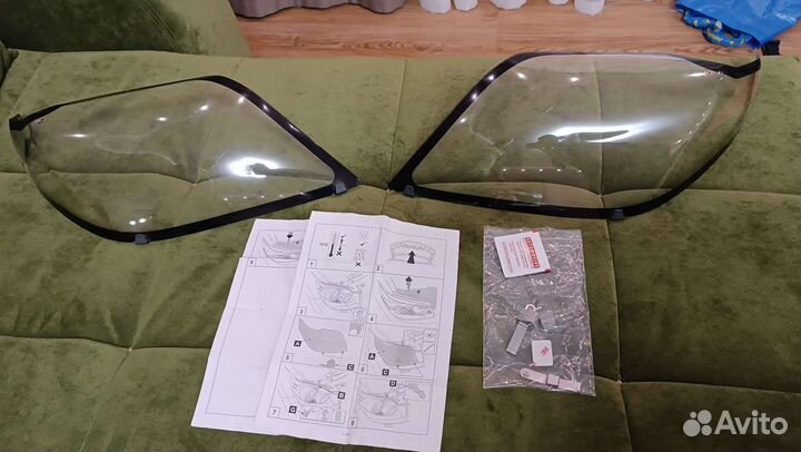 Защита фар для prado 150