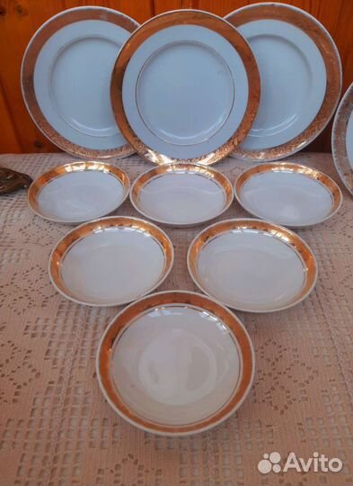 Тарелки десертные,креманки Лфз 