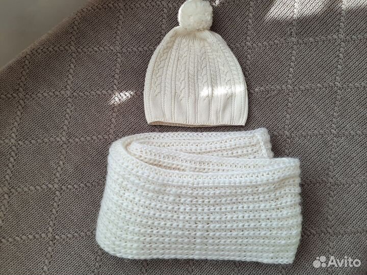 Комплект шапка и снуд