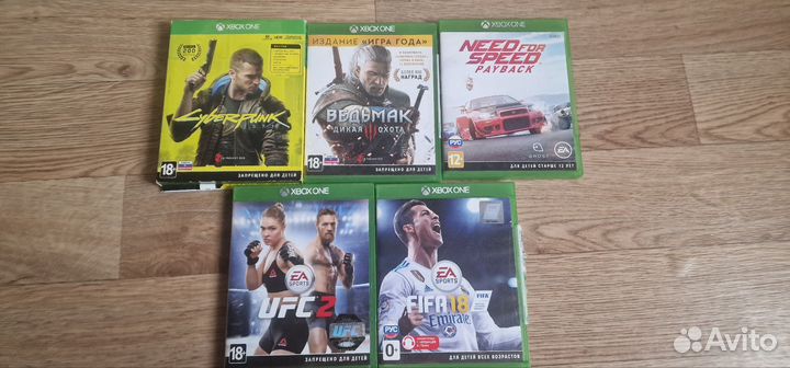 Игры на xbox One диски