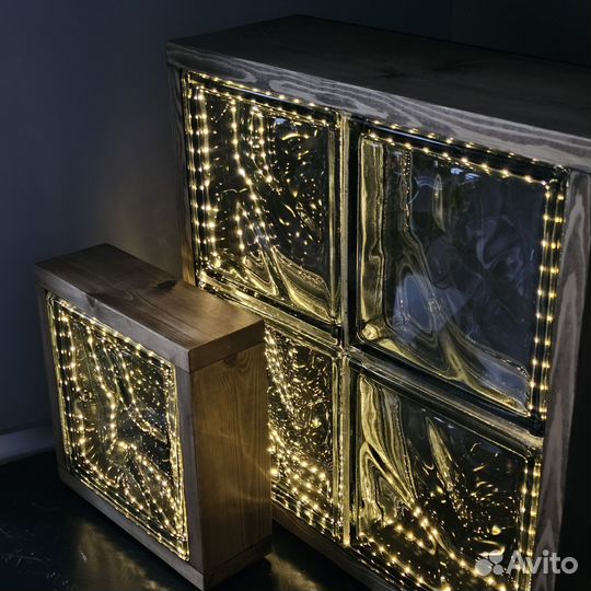 Стильный напольный светильник ручной работы