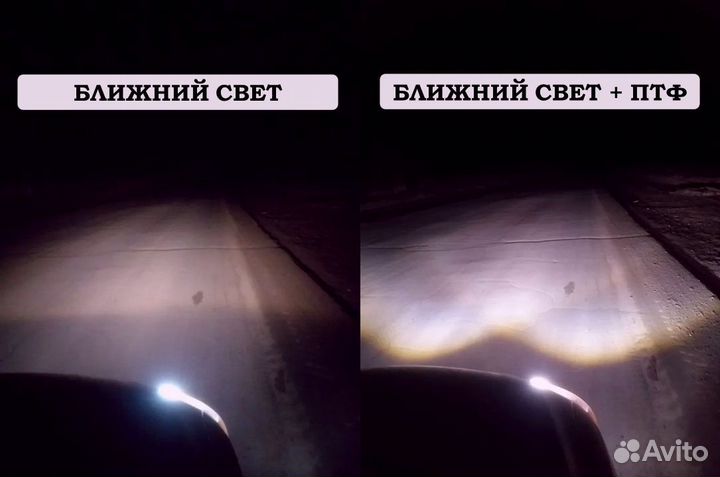 LED птф для Honda Accord VII 2002-2008