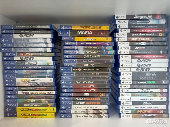 Диски ps4 ps5 оригинал новые
