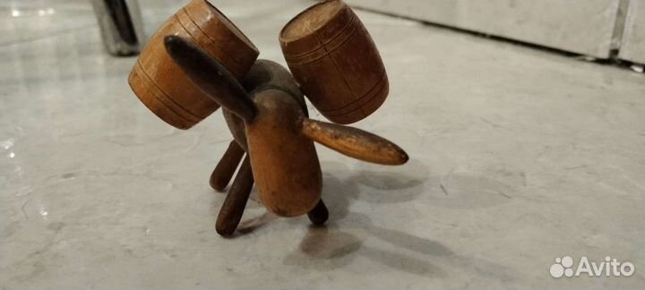 Ослик деревянный