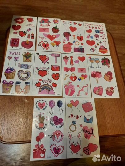 Детские переводные татуировки