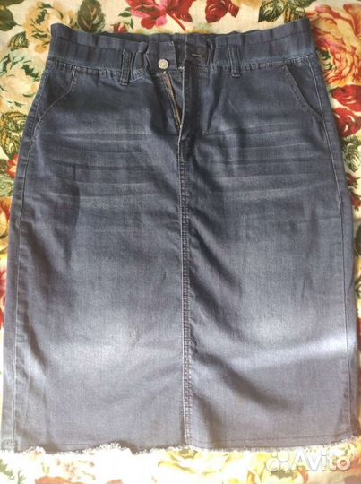 Юбка джинсовая