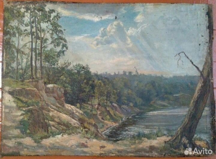 Холст картины 40-50 гг