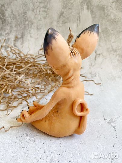 Кот сфинкс свеча