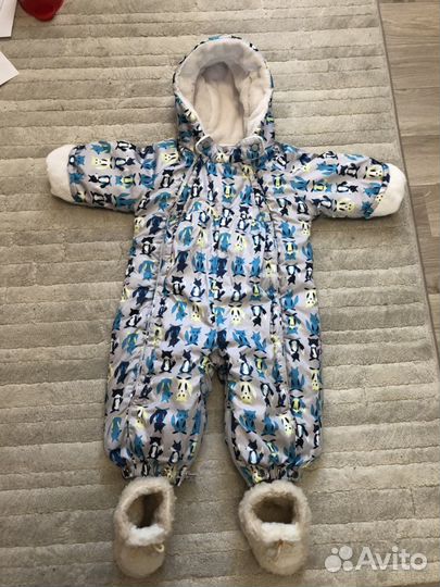 Комбинезон-трансформер детский зимний р. 68