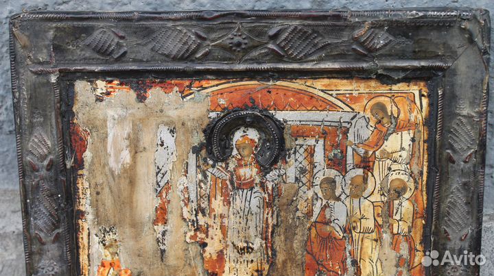 Икона Покров Богородицы в Басме конец 17 века