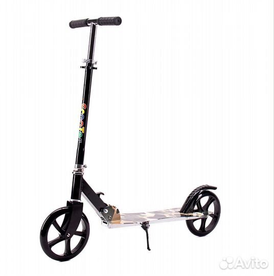 Самокат двухколесный до 100 кг