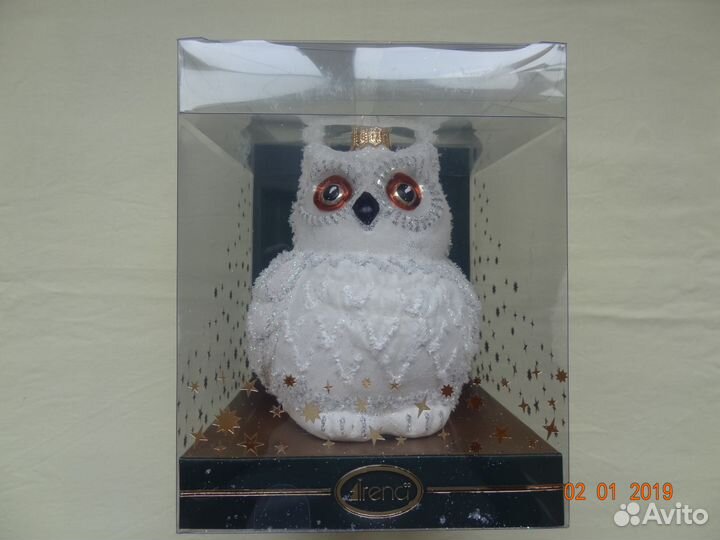 Ёлочные игрушки. Сова большая