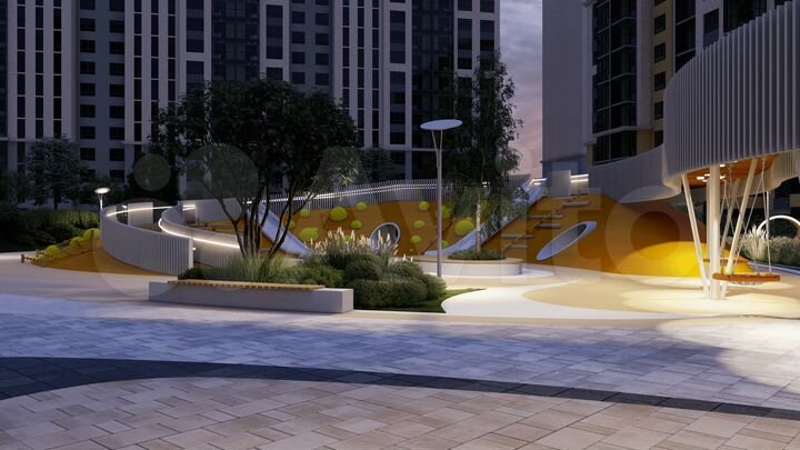 2-к. квартира, 65,1 м², 3/17 эт.