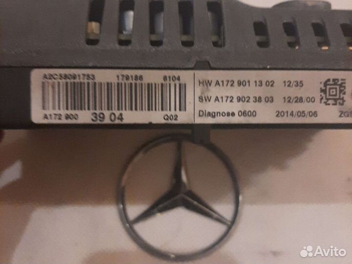 Монитор mercedes w166