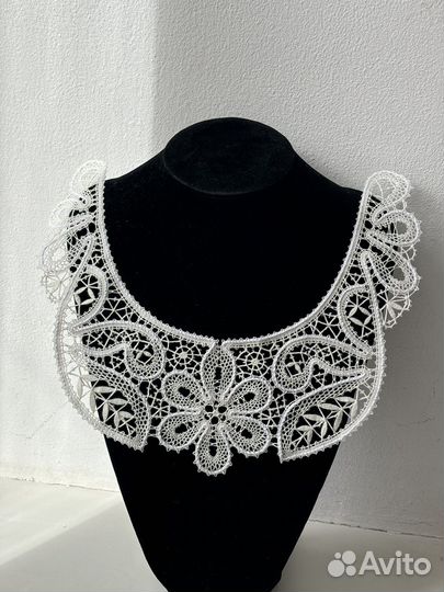 Кружевной воротник вологодское кружево