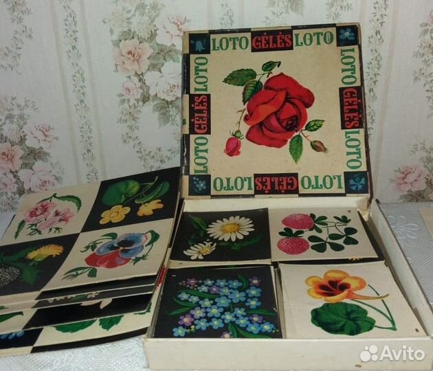 Игра настольная детская СССР Лото 