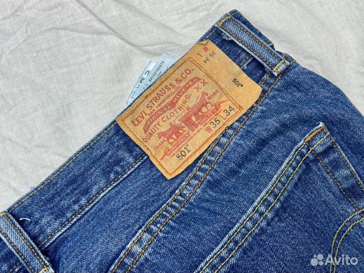 Джинсы Levis 501 Made in Haiti оригинал