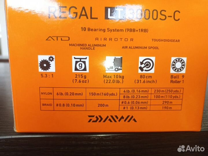 Катушка Daiwa Regal 18 LT 3000S-C