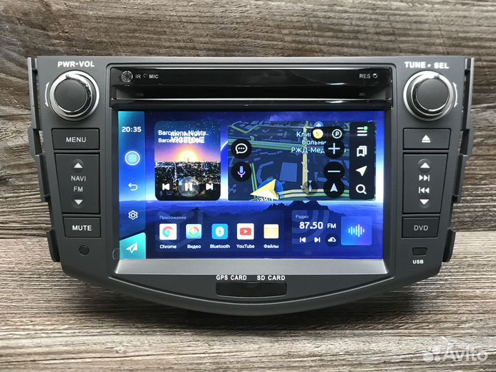 Магнитола Toyota RAV4 2/32GB 8 ядер, 4G модем