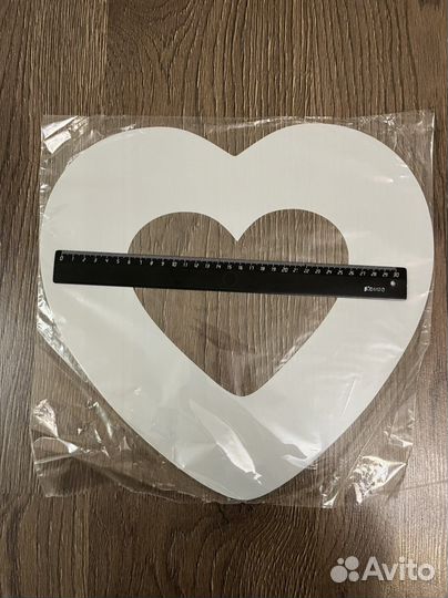 Трафарет для торта сердце