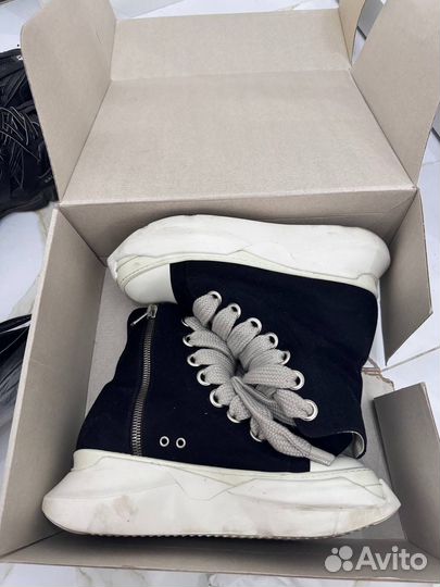 Rick Owens abstract high jumbo