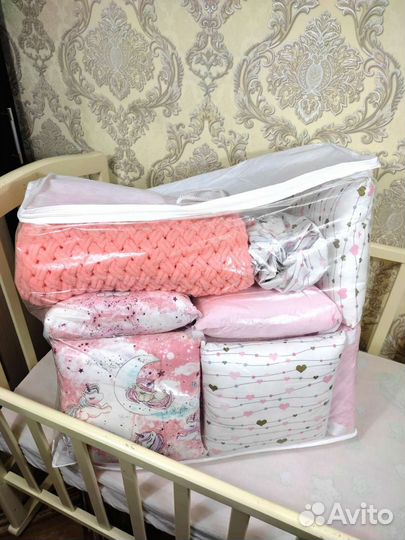 Бортики в детскую кроватку