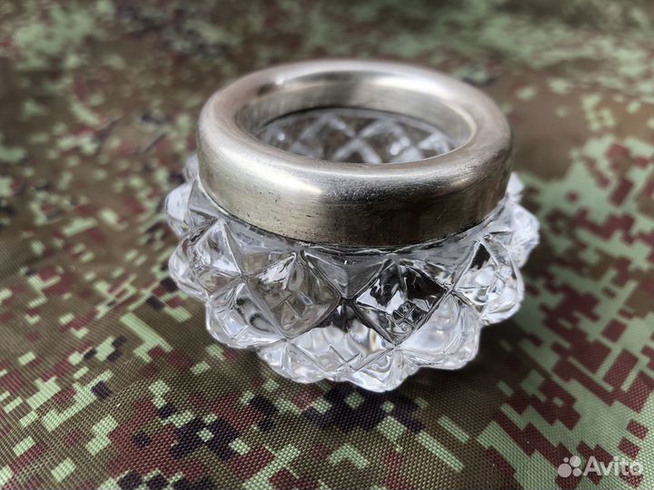 Солонка СССР серебро 875 проба редкое клеймо