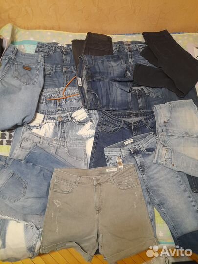 Джинсовая одежда на поделки