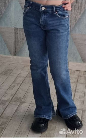 Джинсы для девочки 140