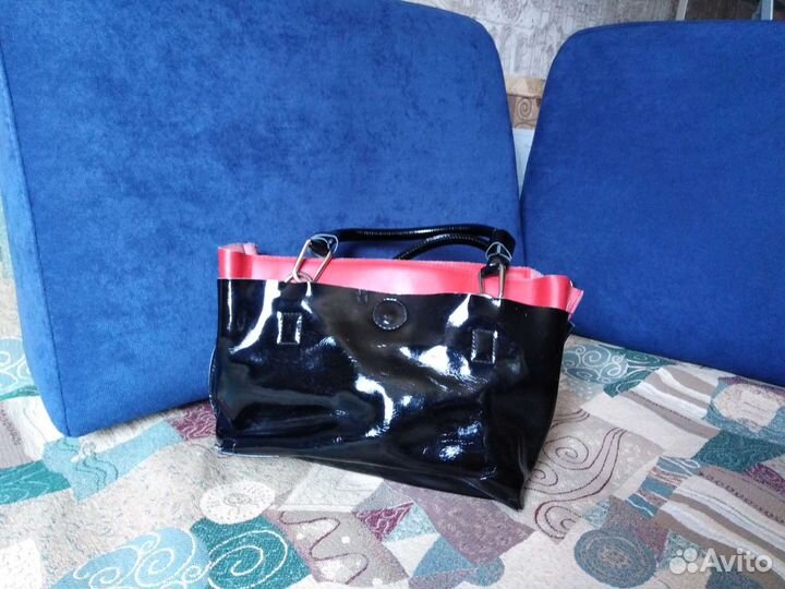 Натуральная лакированная кожа