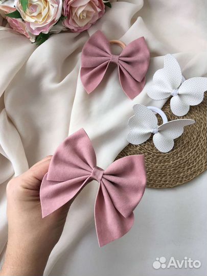 Бантики, резинки для волос для девочек