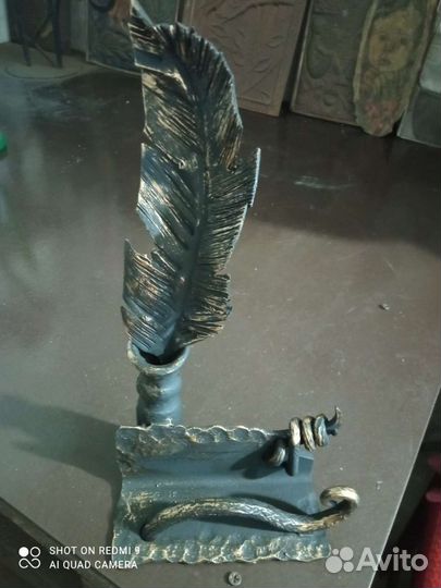 Кованая визитница