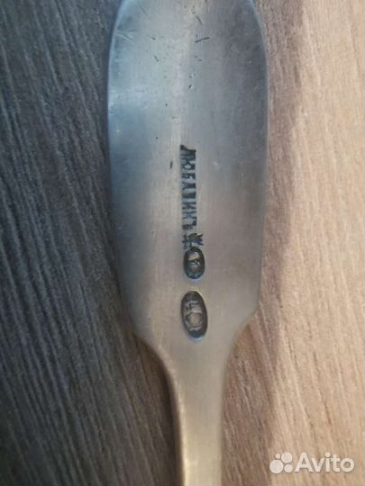 Ложка чайная серебро 84