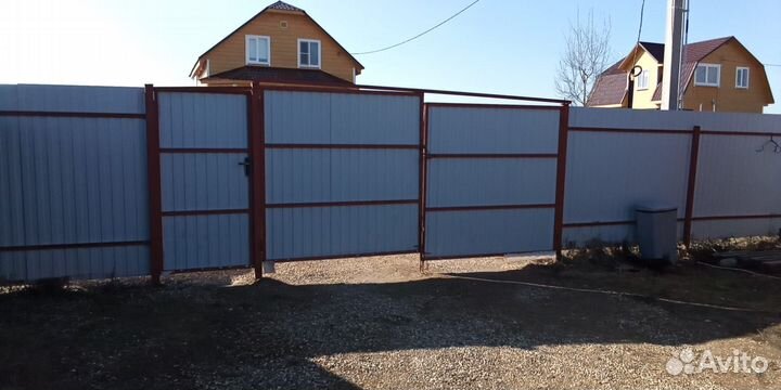 Ворота распашные бу 4*2