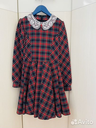 Пальтошкольная форма клетка