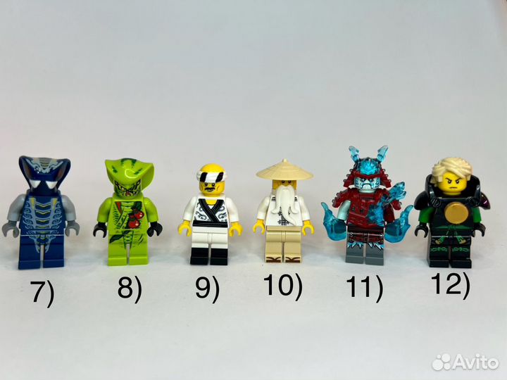 Lego Ninjago минифигурки minifigure