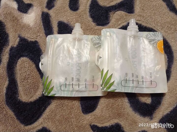 Многоразовые пакетики для детского питание