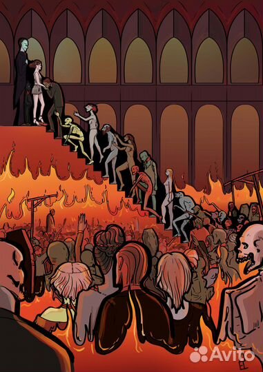 Иллюстрация/концепт-арт/раскадровка/комиксы