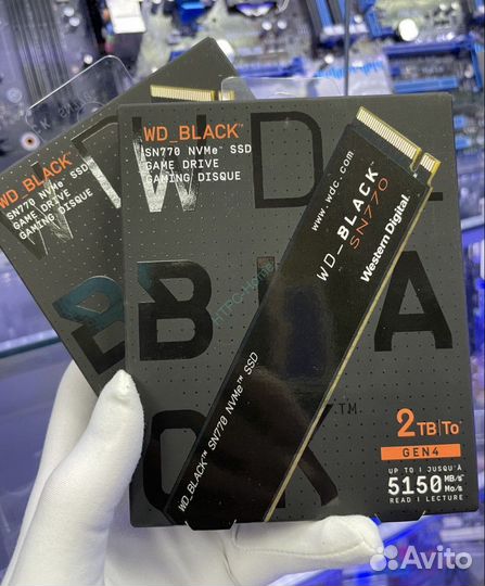 2Tb WD Black SN770 WDS200T3X0E M.2 PCIe 2280