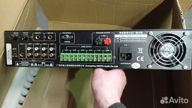 Микшер-усилитель ABK PA-2625U MP3-плеер, FM-тюнер