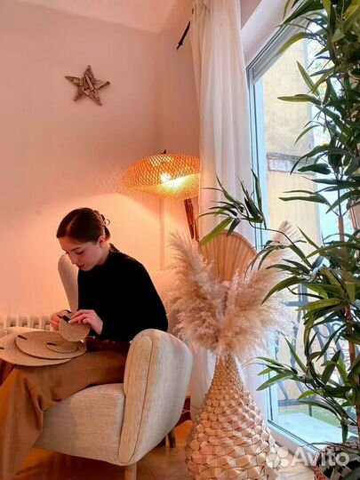 Салфетки (плейсматы) из натурального джута