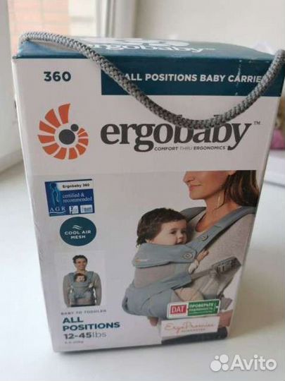 Слинг рюкзак переноска ergo baby